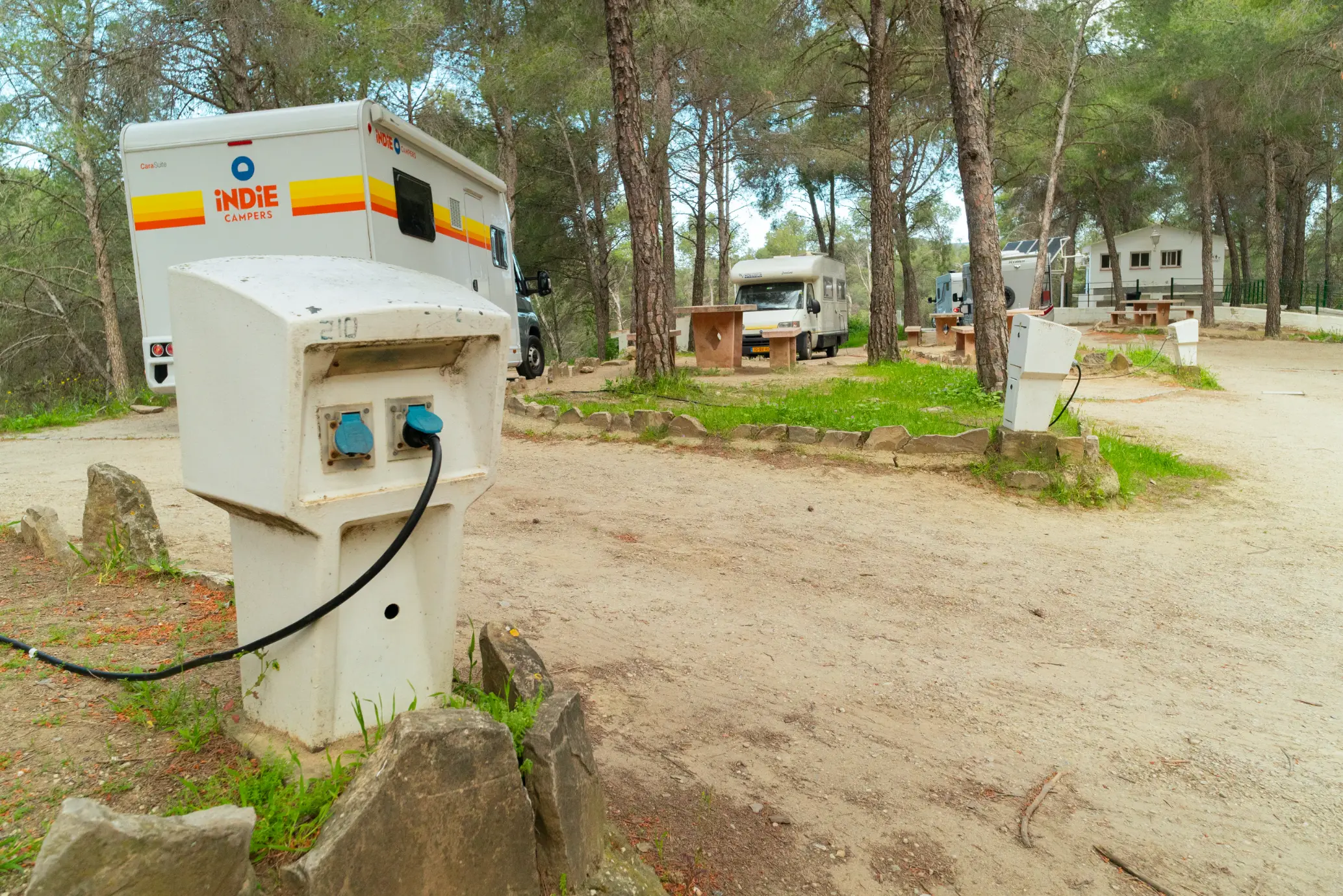 Parcelas para campers pequeñas